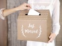 Boîte à enveloppes - Just Married - kraft