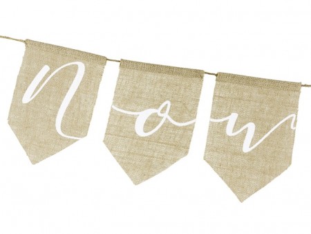 Bannière en jute des jeunes...