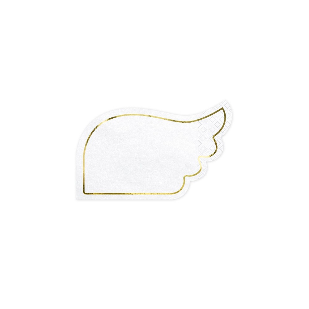 20 Serviettes de table - Ailes - 16cm