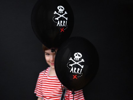 6 Ballon 30 cm - Pirates -...