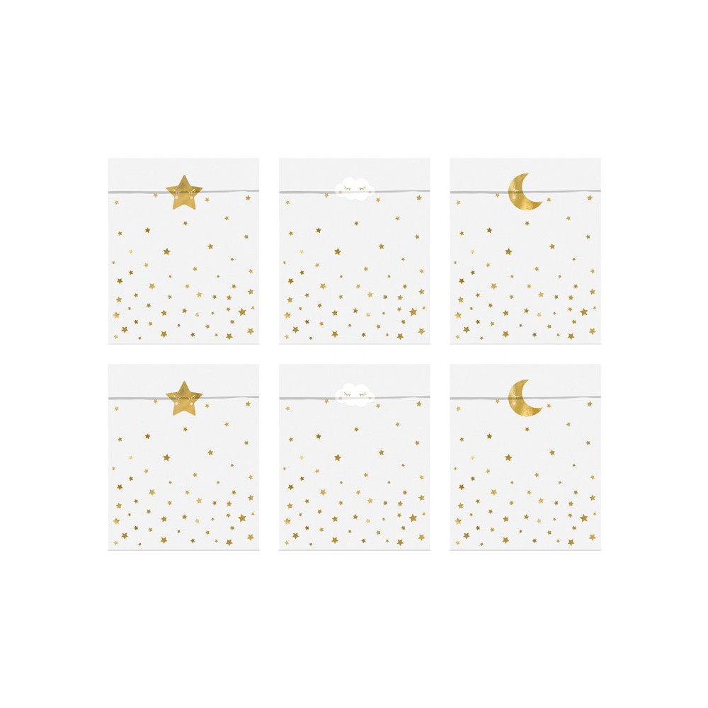 6 Sachets à friandises Petite étoile