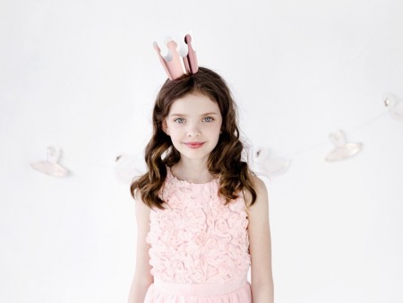 6 couronne de fête - or...