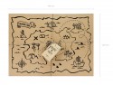 30 Sets de table en papier Pirates