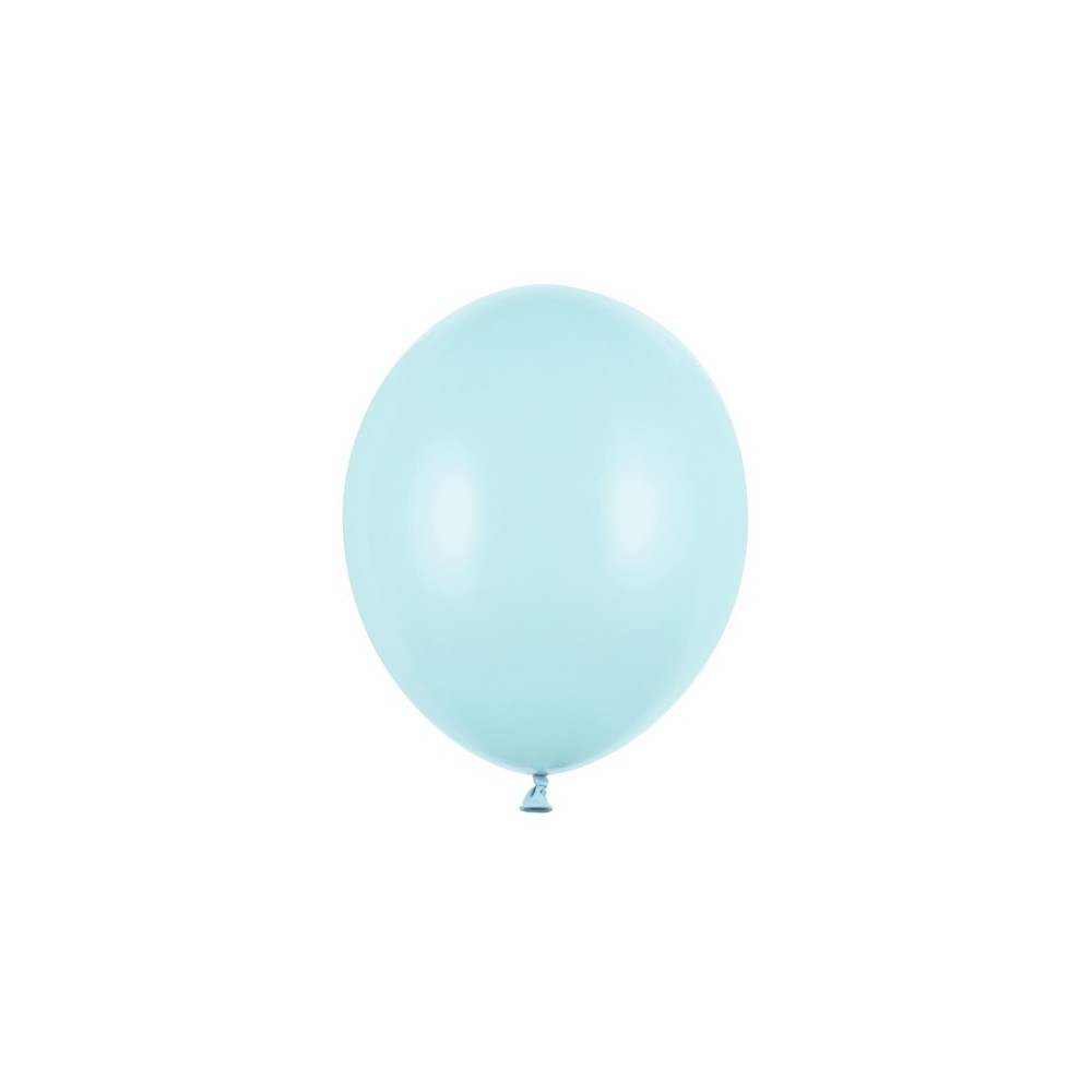 100 Ballon Strong 30 cm - bleu clair pastel