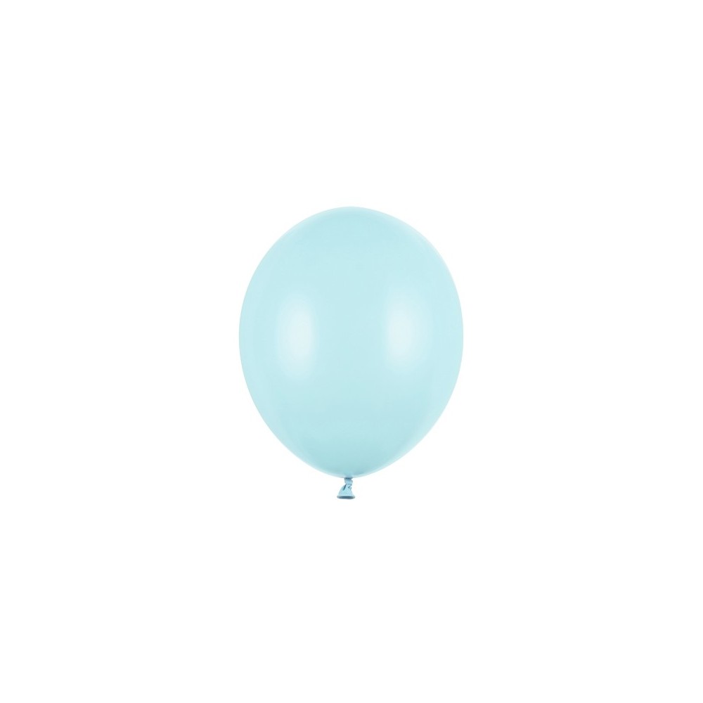100 Ballon Strong 23 cm - bleu clair pastel
