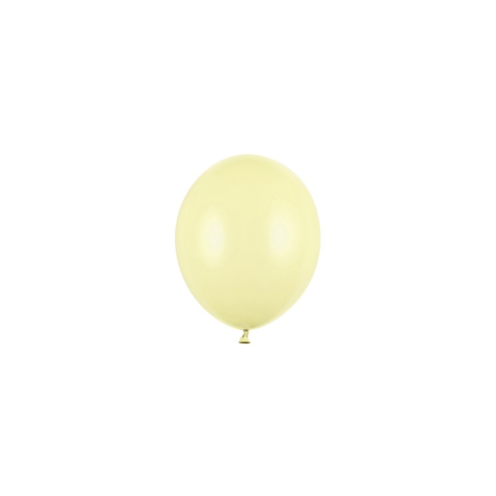 100 Ballon Strong 12cm - Pastel jaune clair
