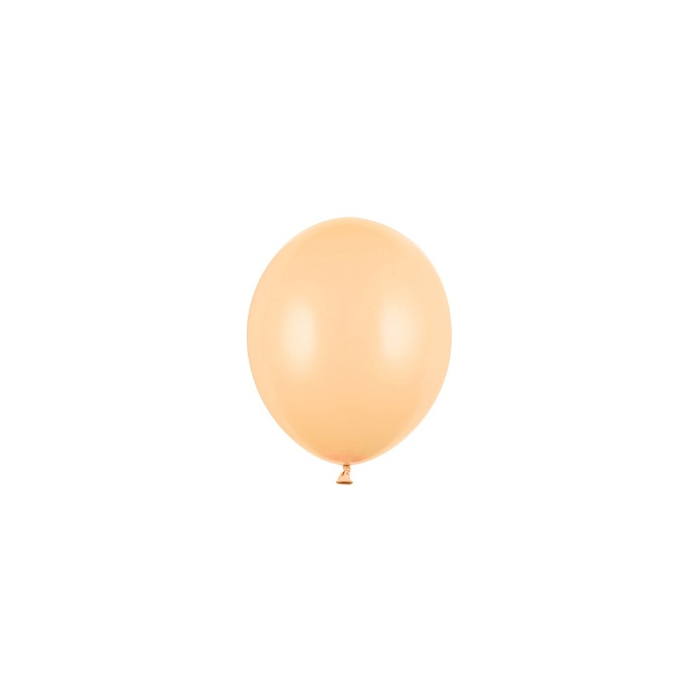 100 Ballon Strong 12cm - Pêche pastel claire