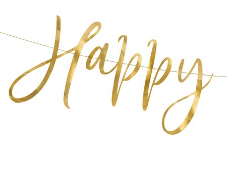 Bannière Happy New Year - or