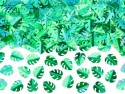 Confettis métallisés Feuilles - vert