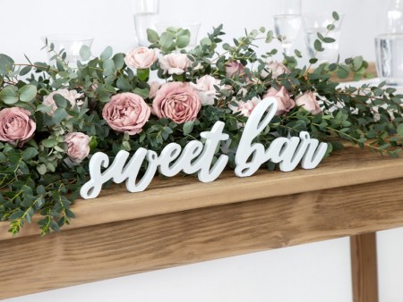 Panneau en bois Sweet bar -...