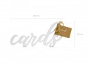 Cartes d'inscription en bois - blanches