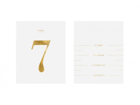 30 Numéros de table - set...