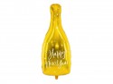 Ballon en mylar Bouteille - Bonne année - or