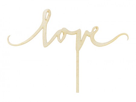 Décoration en bois Love