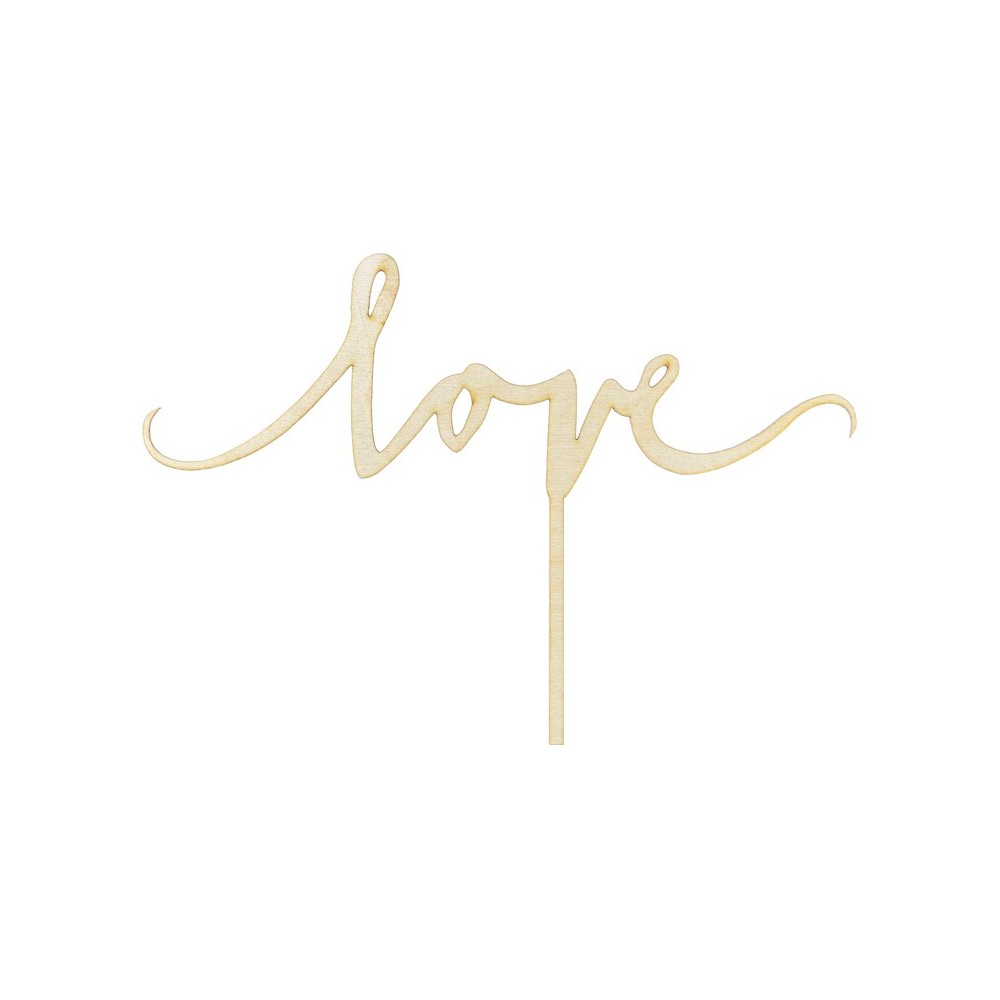 Décoration en bois Love