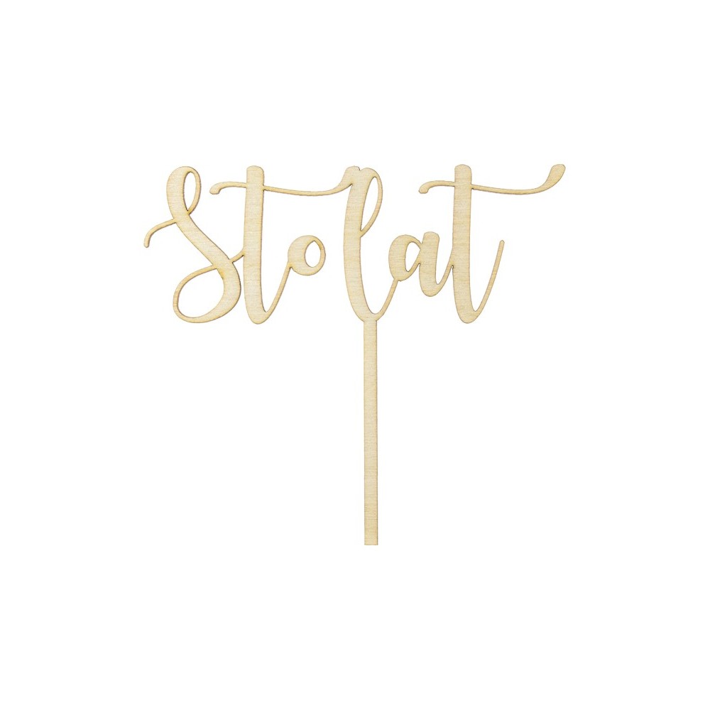 Décoration en boisHappy Birthday