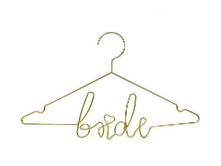 Cintre en métal Bride - or