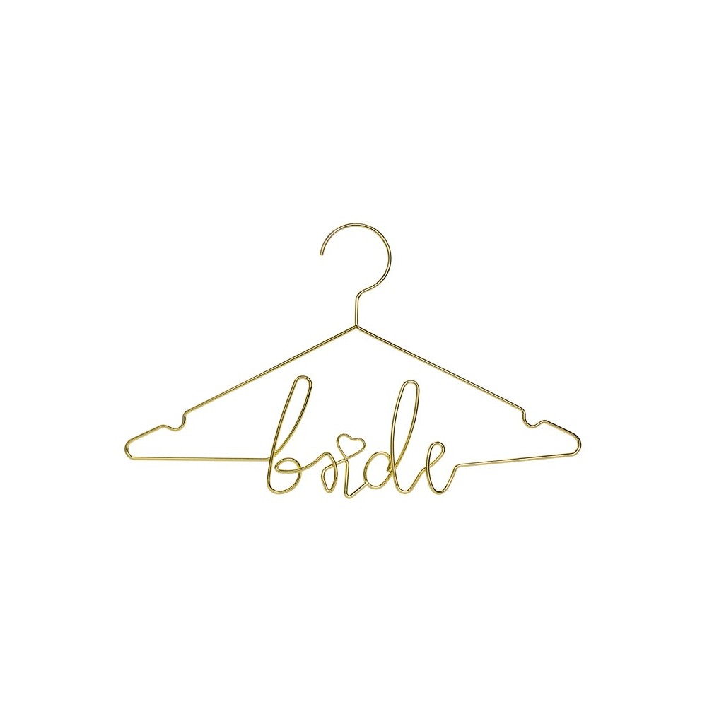 Cintre en métal Bride - or