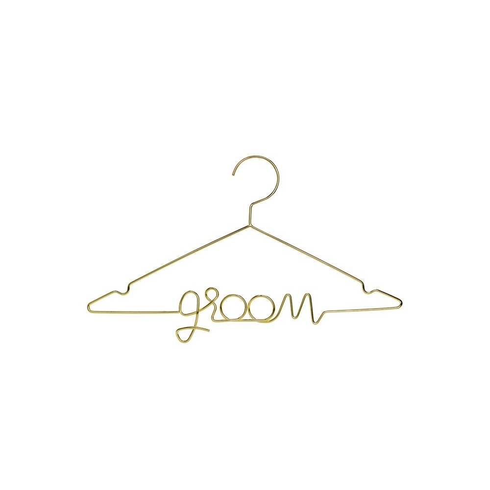 Cintre en métal Groom - or