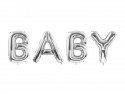 Ballon en mylar Baby - argent