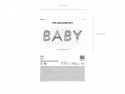 Ballon en mylar Baby - argent