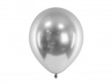 50 Ballons Glossy 30 cm - argent