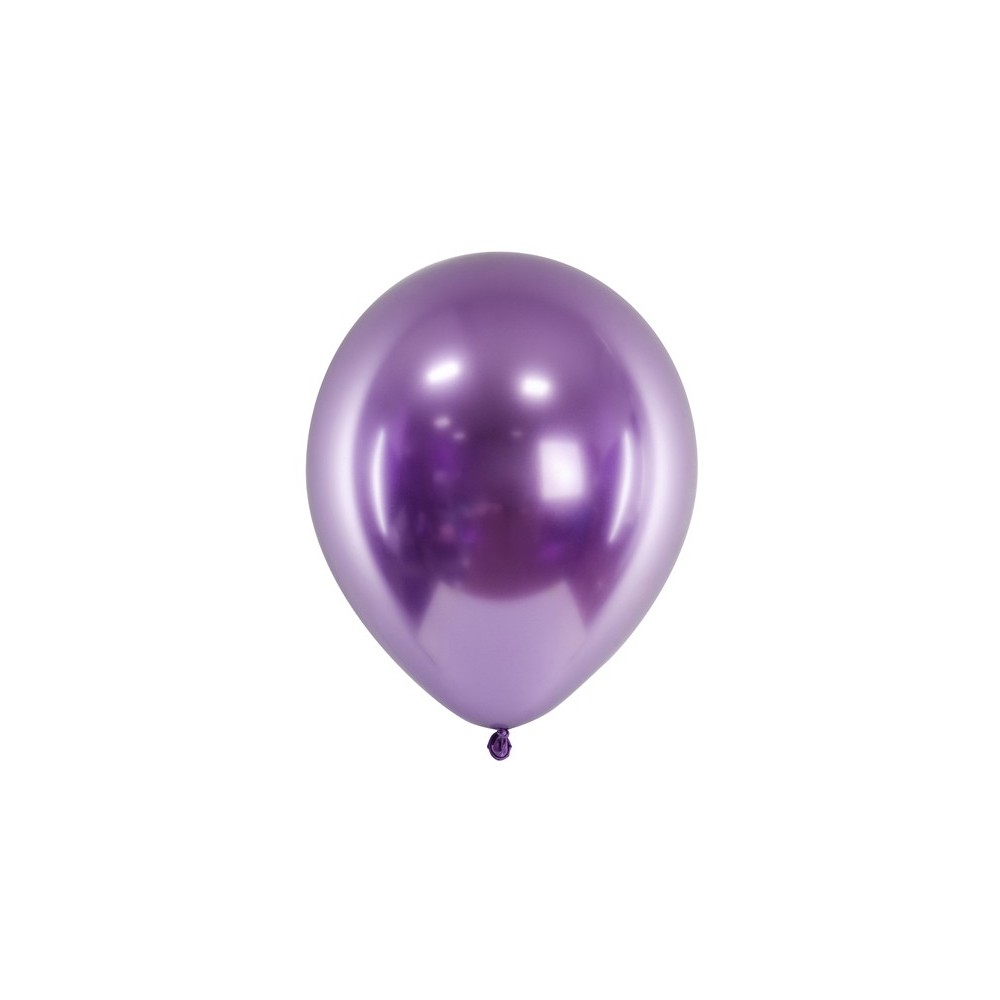 50 Ballons Glossy 30 cm - violet