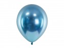 50 Ballons Glossy 30 cm - bleu