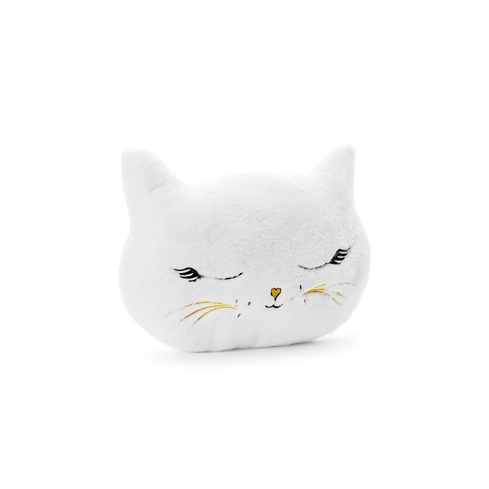 Coussin peluche chaton
