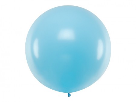 Ballon rond 1m - bleu clair...