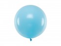 Ballon rond 60cm - bleu clair pastel
