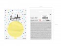 Ballon rond 1m - Jaune clair pastel
