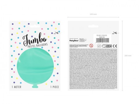 Ballon rond 1m - Menthe...