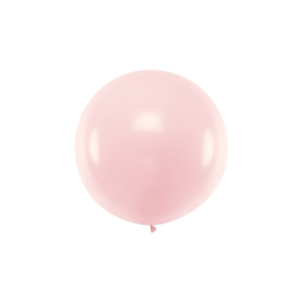 Ballon rond 1m - Rose pâle pastel
