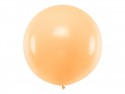 Ballon rond 1m - Pêche pastel claire
