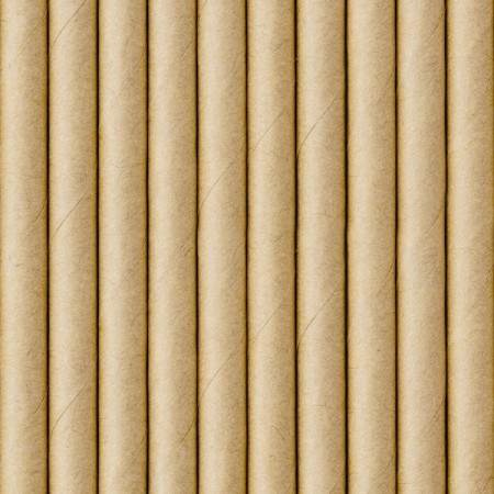250 Pailles en papier - kraft