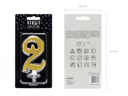 Bougie Chiffre 2- ore