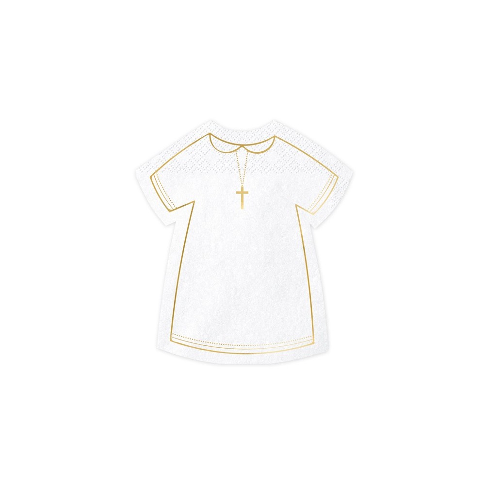 20 Serviettes de table de communion Alba