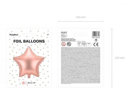 Ballon en mylar Etoile -...