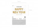 Ballon en mylar Happy New Year - or