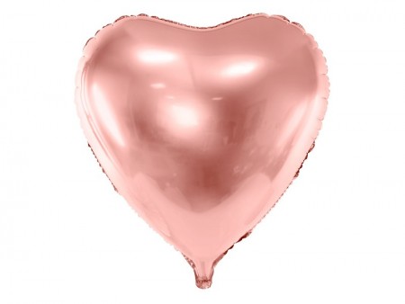 Ballon en mylar coeur - or...