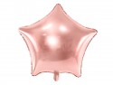 Ballon en mylar Etoile - 70cm - or rose