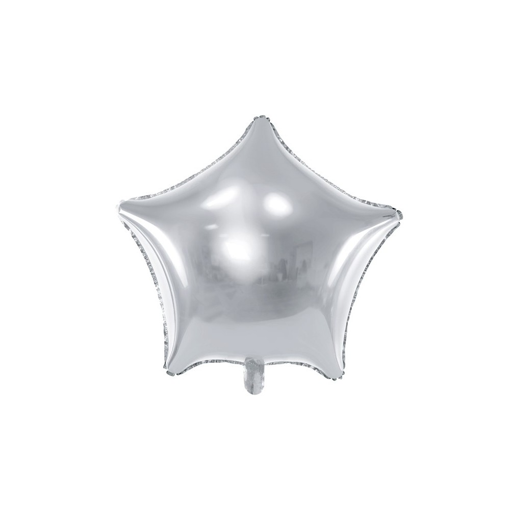 Ballon en mylar Etoile - 70cm - argent