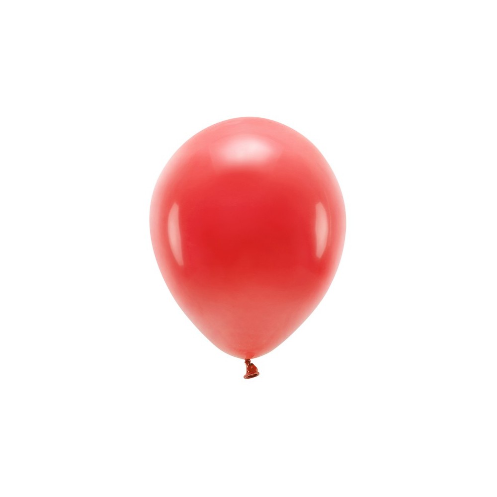100 Ballons Eco 30 cm rouge pastel
