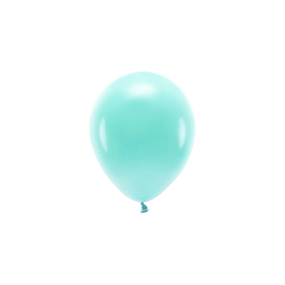 100 Ballons Eco 26 cm pastel - menthe foncée