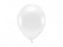100 Ballons Eco 26 cm métallisés - blanc