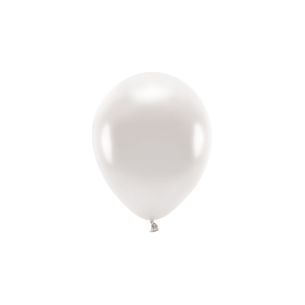 100 Ballons Eco 30 cm - métallisés - perlés