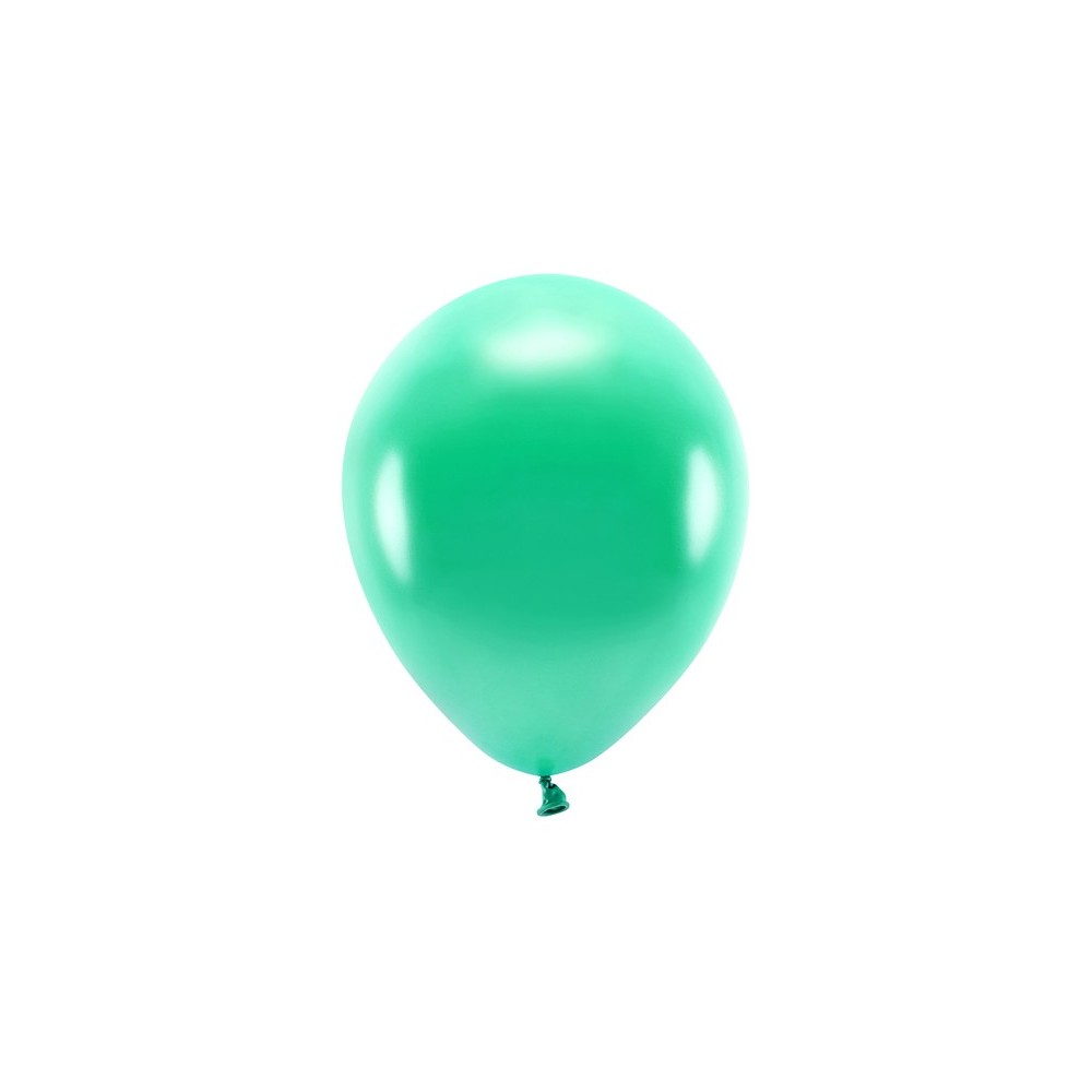 100 Ballons Eco 26 cm métallisés - vert