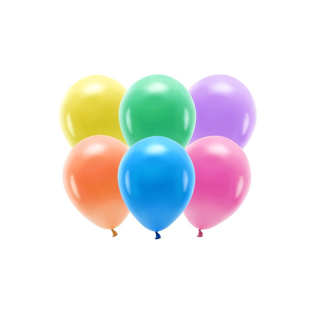 100 Ballons Eco 30 cm pastel - mix