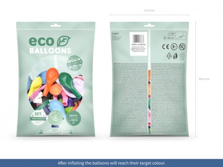 100 Ballons Eco 30 cm...